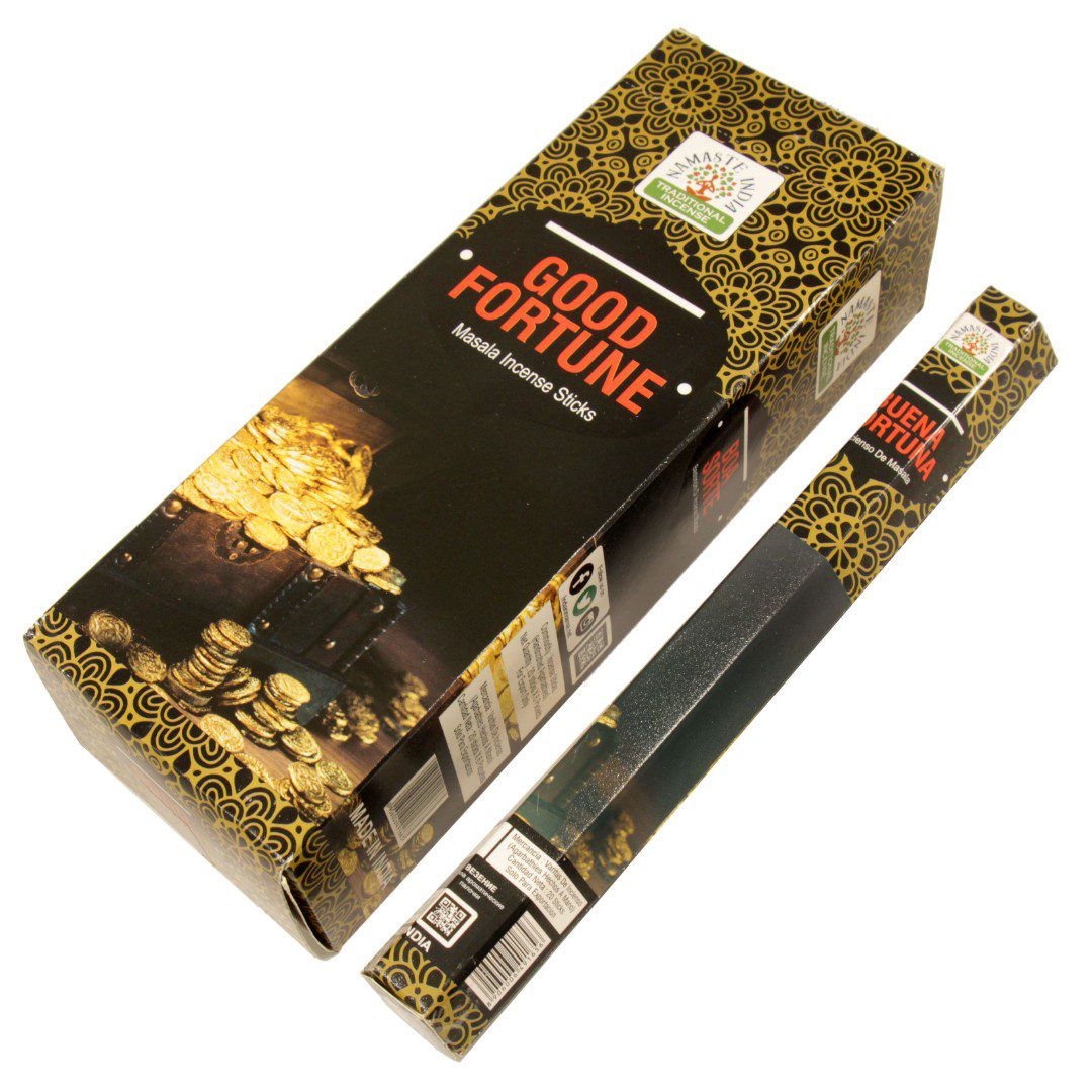 Благовония Везение (Good Fortune, Namaste India) 20 палочек купить