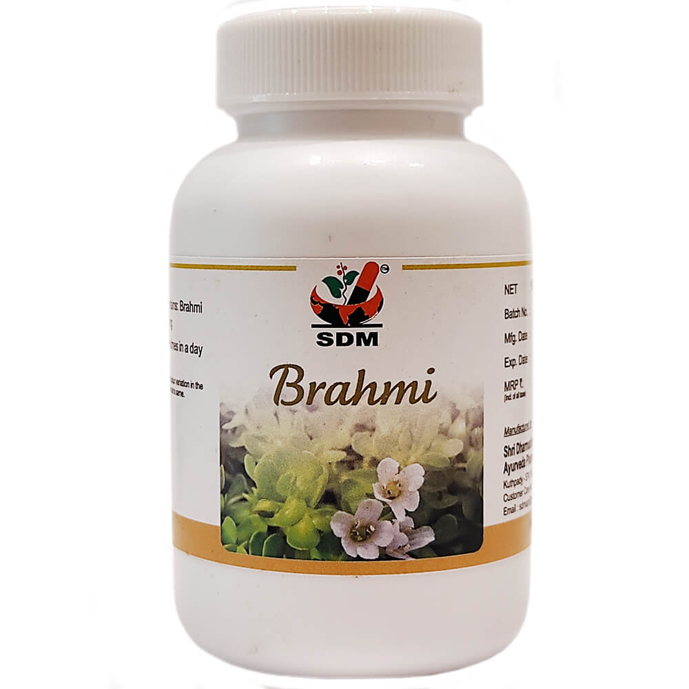 Брахми капсулы (Brahmi Capsules, SDM) купить в Бутике аюрведы премиум качества ROSA