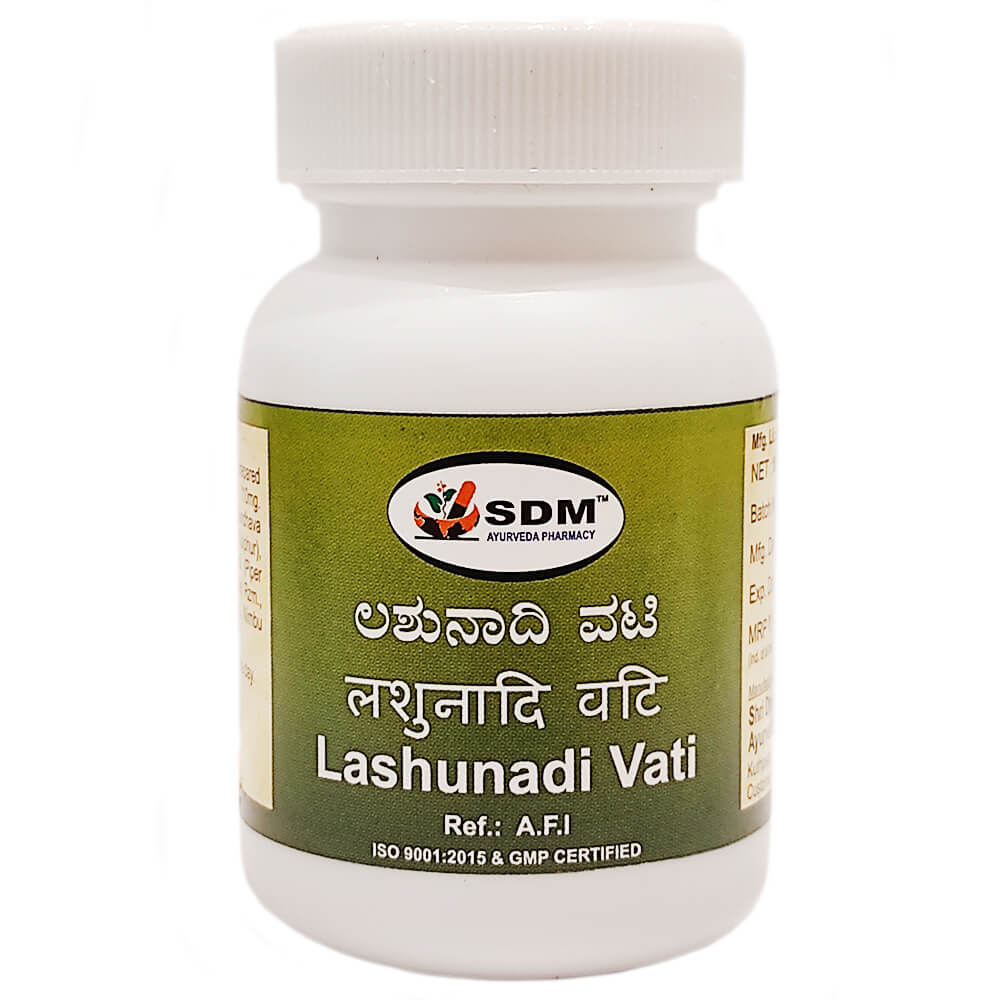 Лашунади Вати (Lashunadi Vati, SDM) купить в Бутике аюрведы премиум качества ROSA