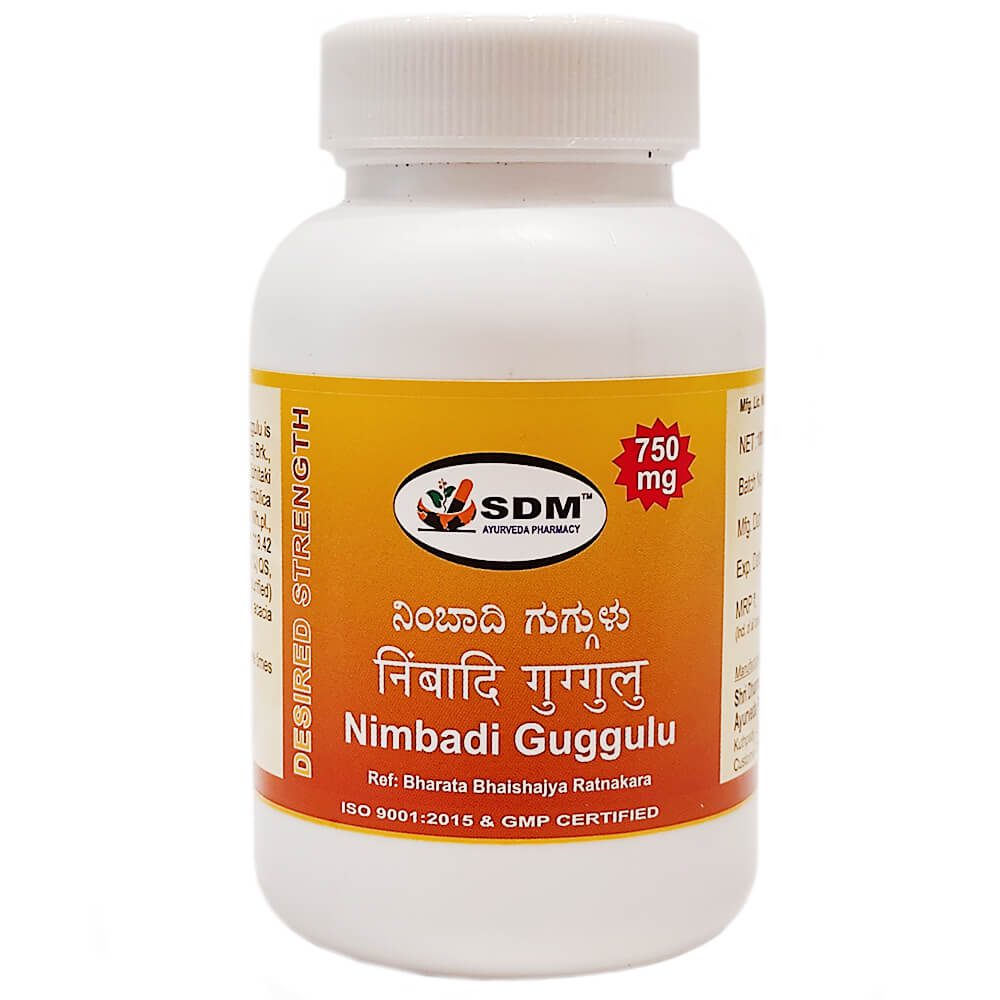 Нимбади Гуггул (Nimbadi Guggulu DS, SDM) купить в Бутике аюрведы премиум качества