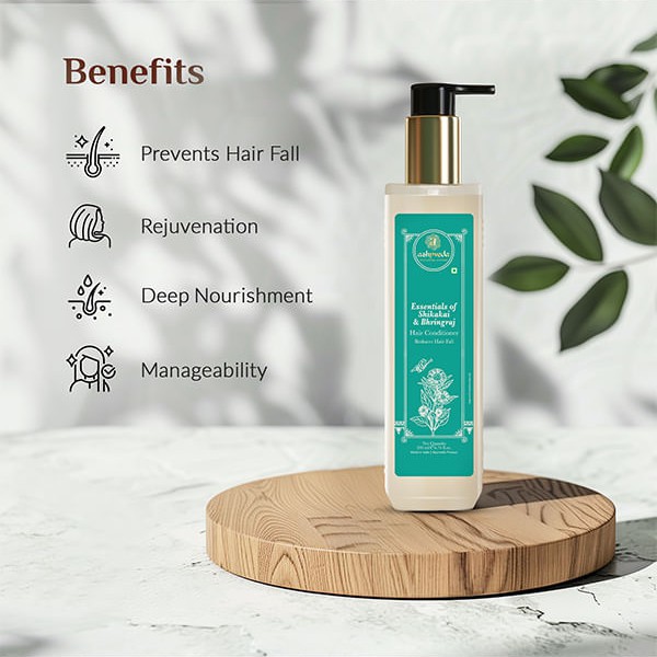 Кондиционер Брингарадж и Шикакай (Bhringraj & Shikakai Hair Conditioner, Ashpveda) 12