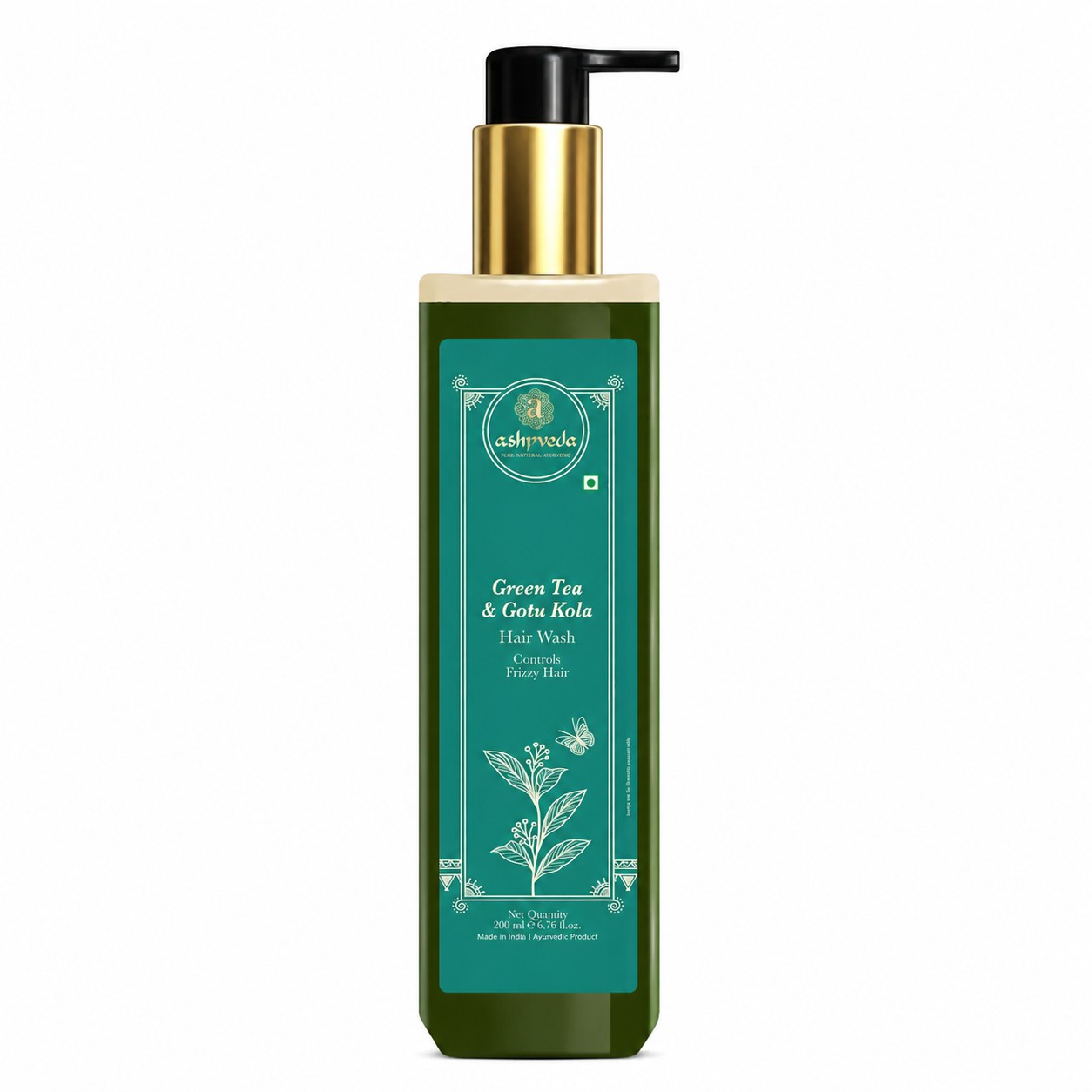 Шампунь Готукола и Зеленый чай (Gotukola & Green Tea Hair Wash, Ashpveda) 11