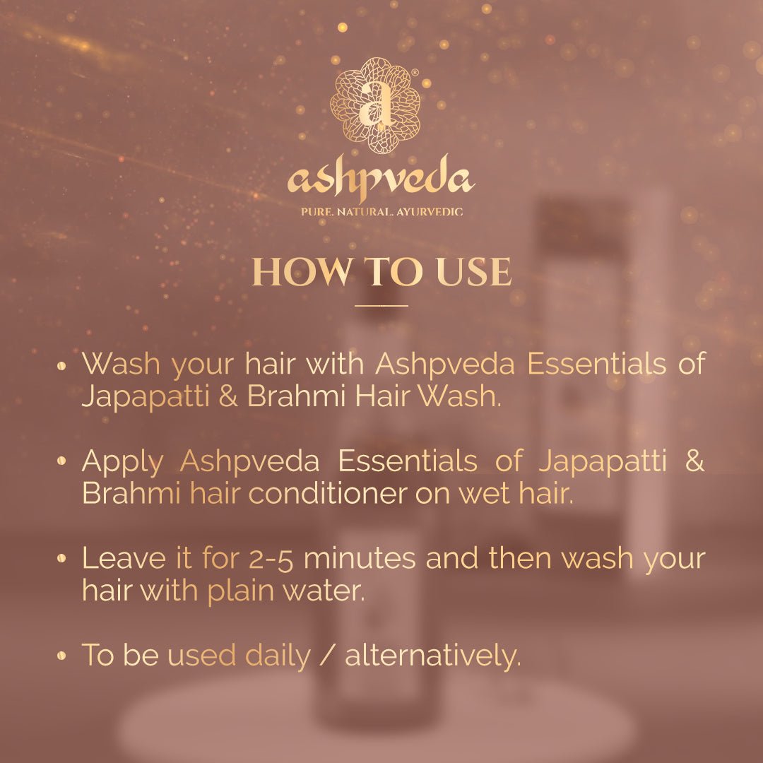 Кондиціонер Джапапатті та Брахмі (Japapatti & Brahmi Hair Conditioner, Ashpveda) - Зображення 5