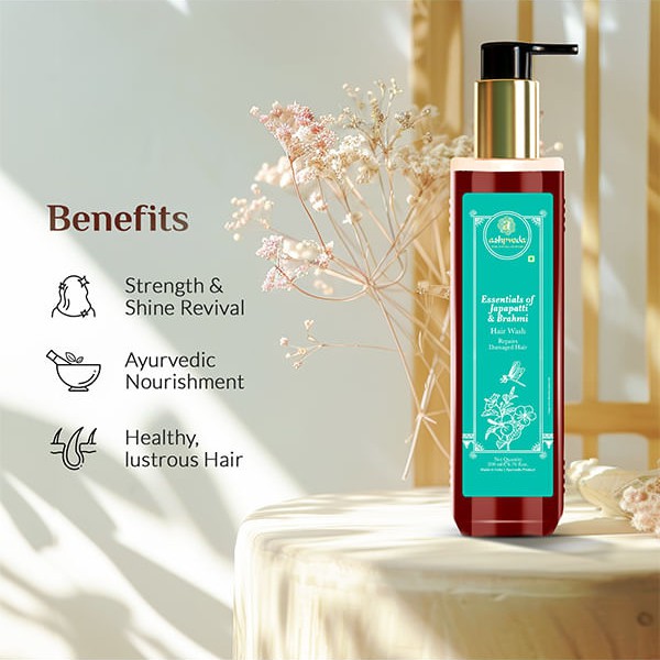 Шампунь Джапапатти и Брахми (Japapatti & Brahmi Hair Wash, Ashpveda) 12