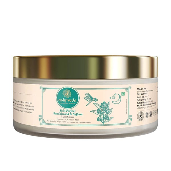 Восстанавливающий ночной крем Шафран и Сандал Ashpveda 11