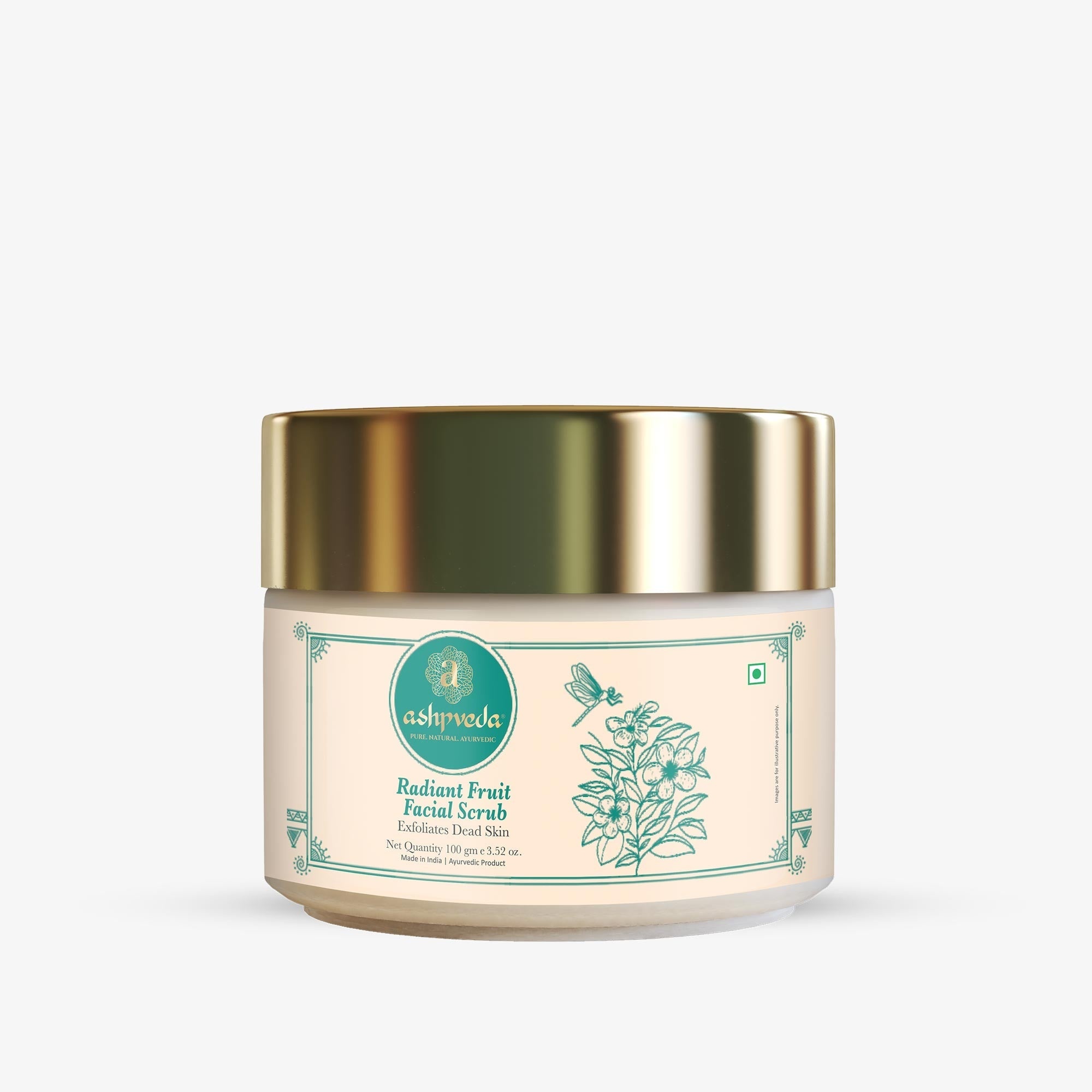 Скраб для лица Фрукты и Грецкий орех Ashpveda 11