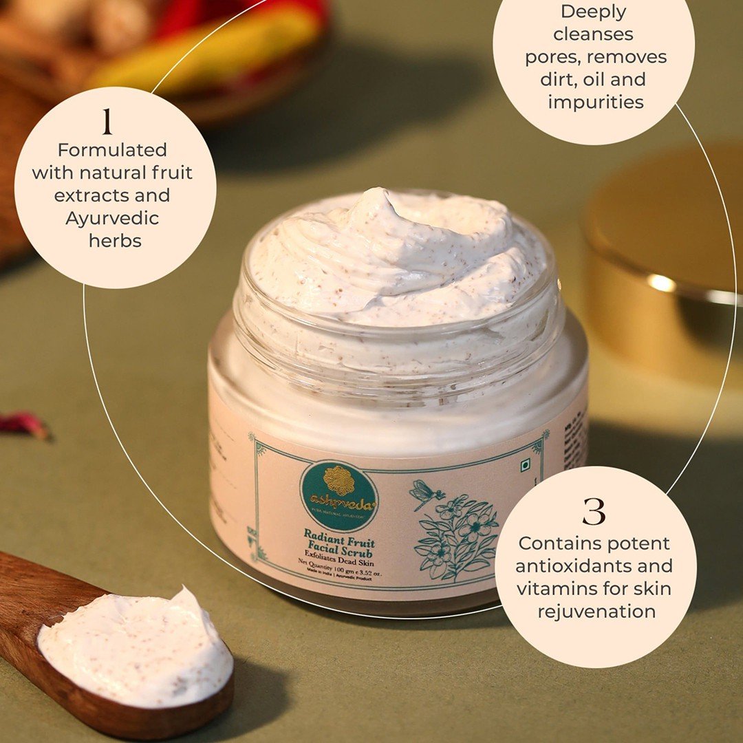 Скраб для лица Фрукты и Грецкий орех Ashpveda 13