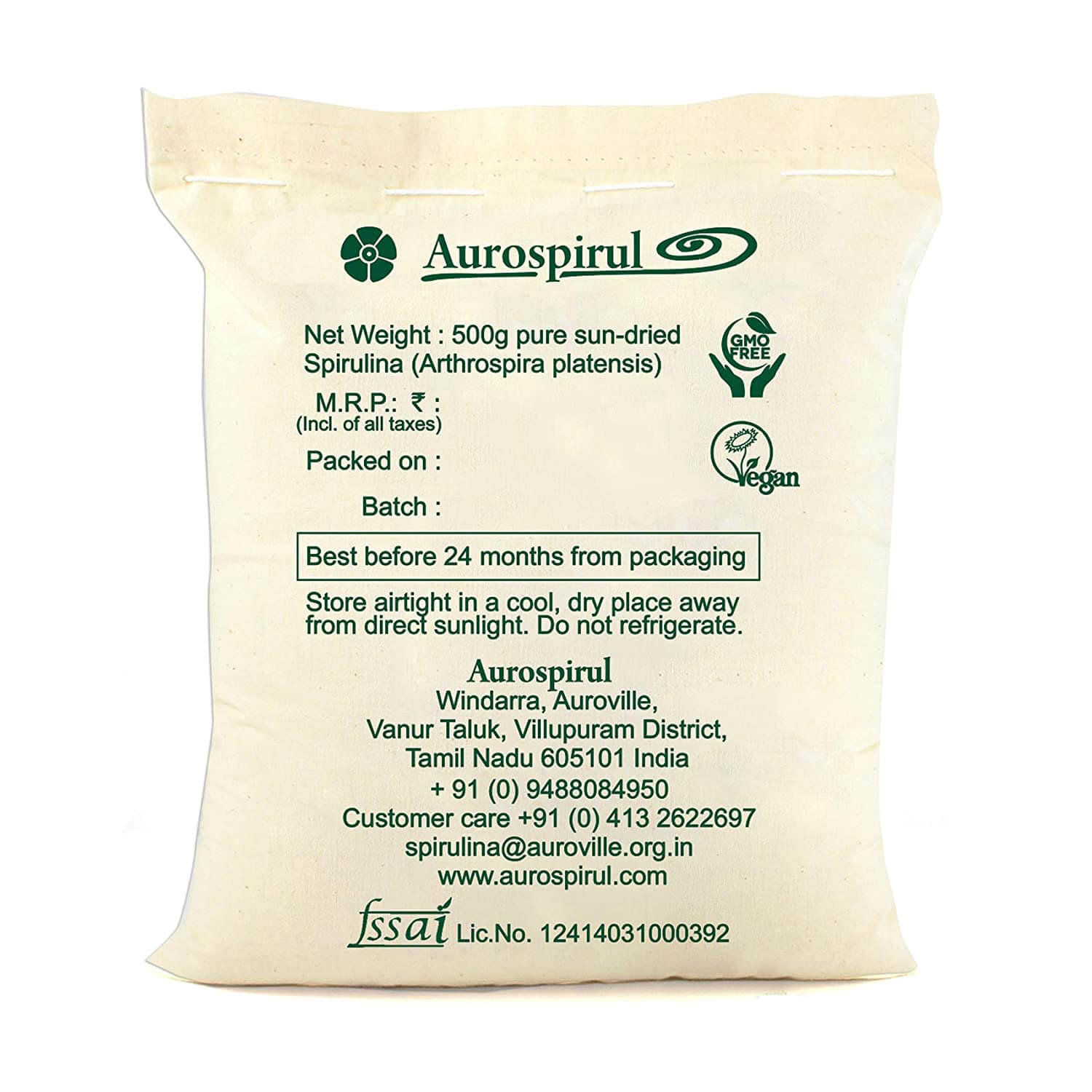 Спирулина из Ауровиля (Spirulina, Aurospirul) купить в Бутике аюрведы премиум качества