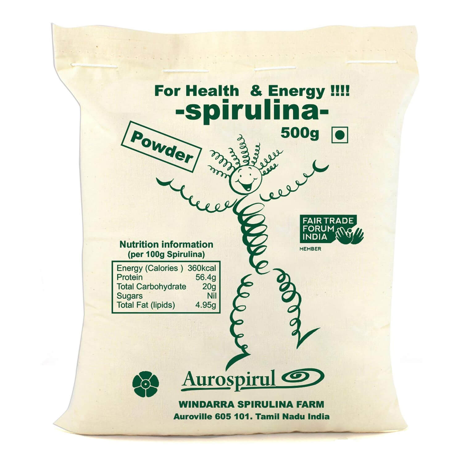 Спирулина из Ауровиля (Spirulina, Aurospirul) купить в Бутике аюрведы премиум качества