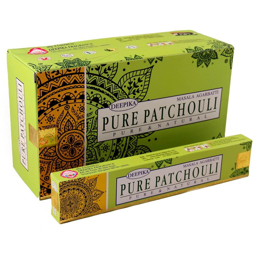 Благовония Свежий Пачули Pure Patchouli Deepika купить в Бутике аюрведы