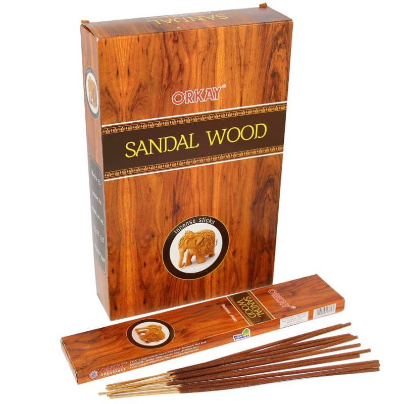 Ароматические палочки Сандал Вуд (Sandal Wood ORKAY) купить в Бутике аюрведы