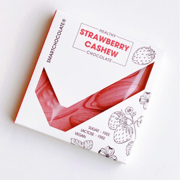 Шоколад КЛУБНИКА & КИЗИЛ без сахара August купить в Бутике аюрведы премиум качества