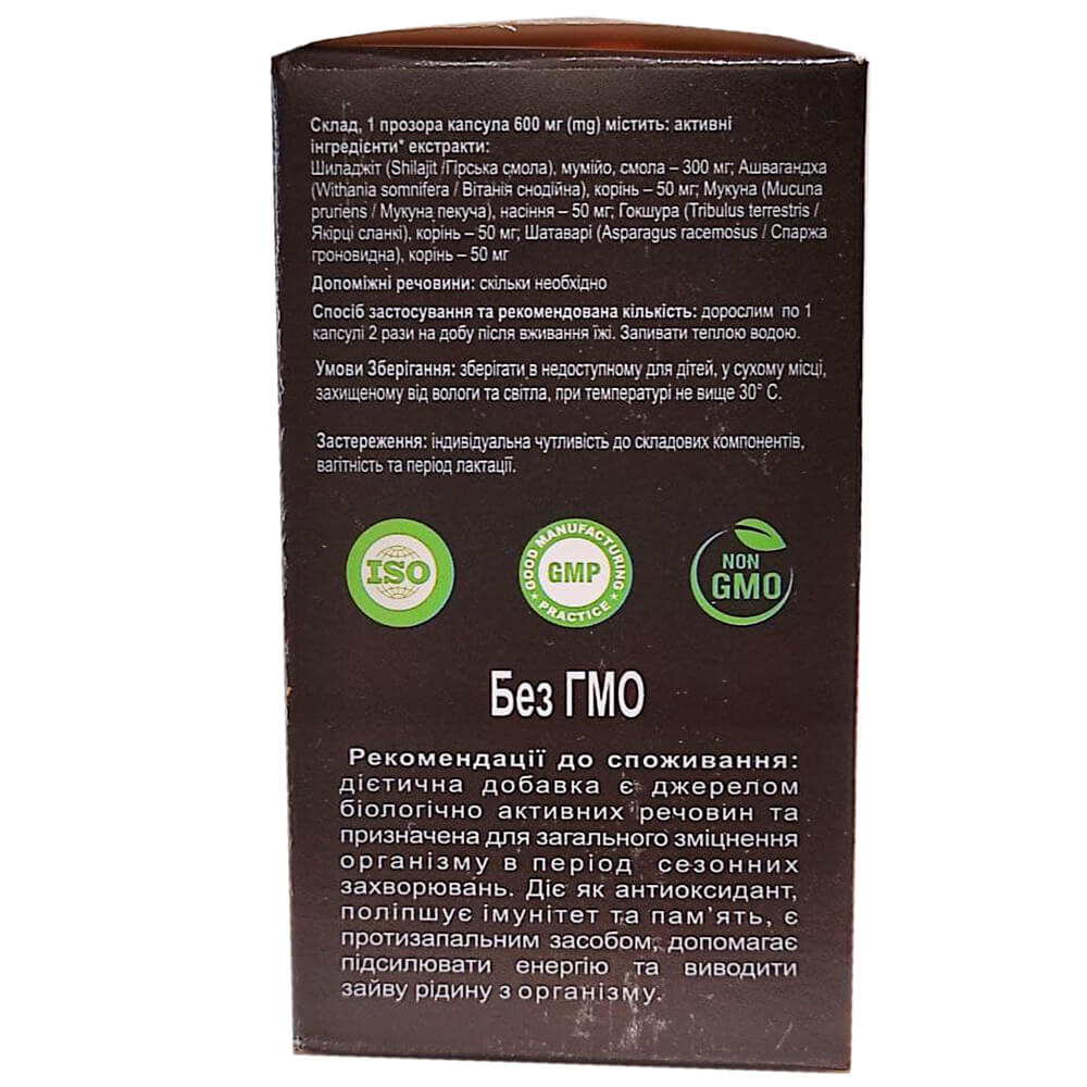 Шиладжит форте (экстракт) Golden Chakra купить в Бутике аюрведы премиум качества