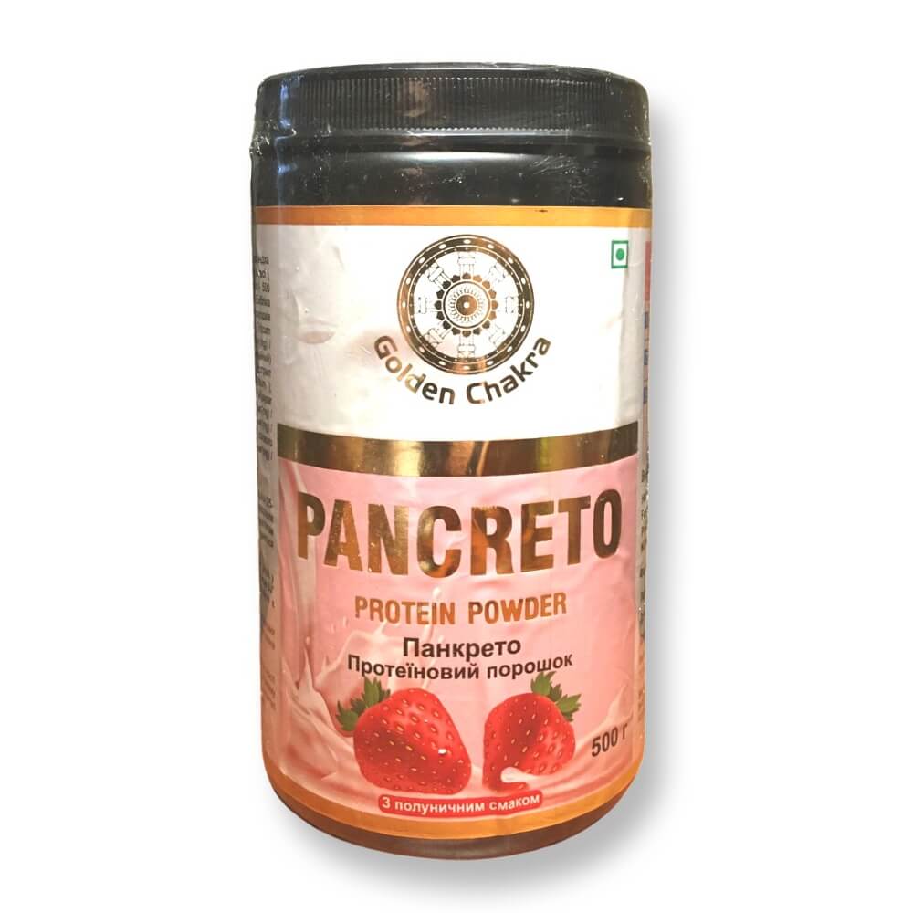 Протеїновий порошок Панкрет полуничний 500 грам