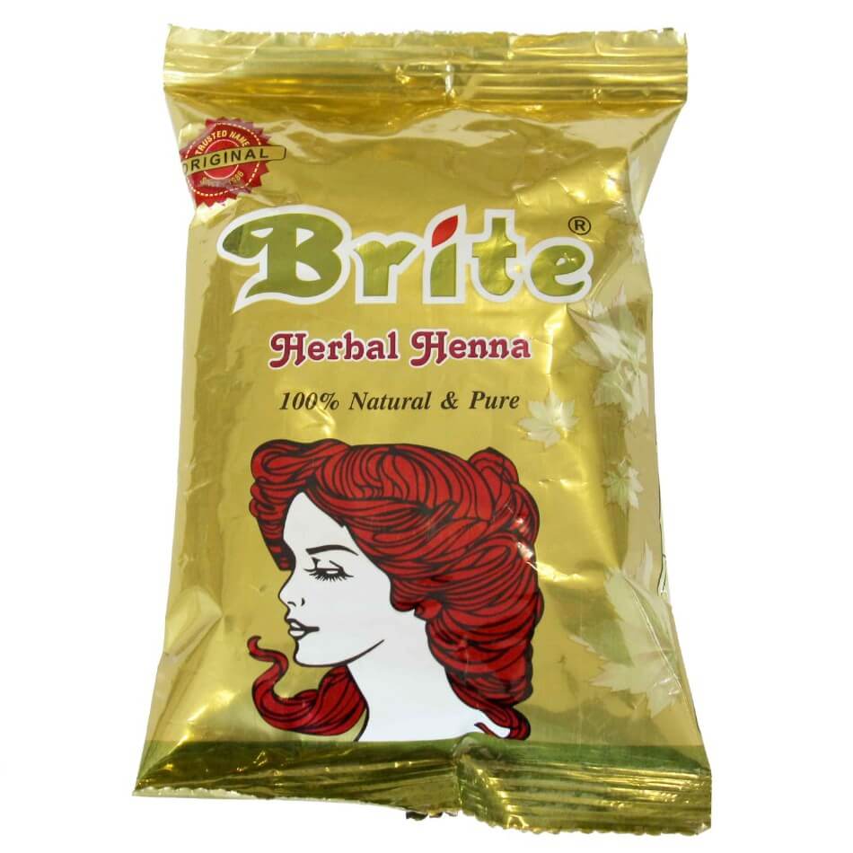 Натуральна індійська хна Брайт (Brite) 100 грам
