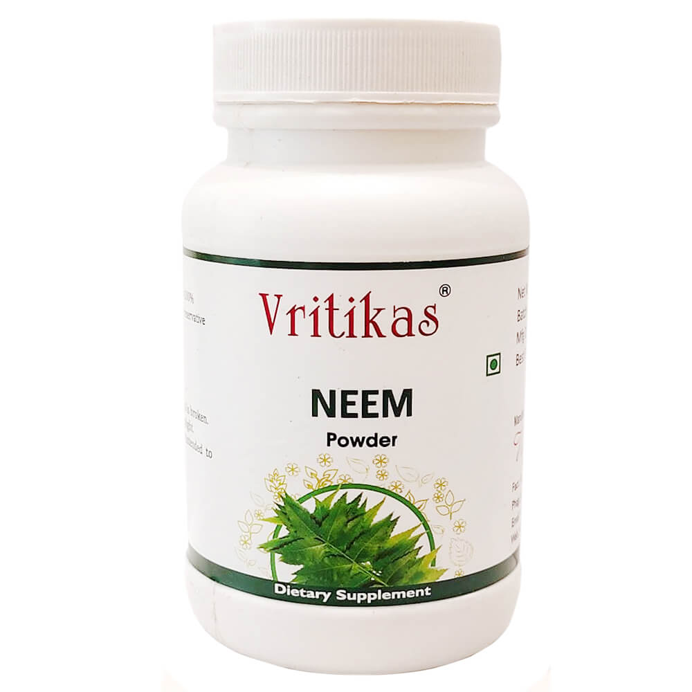Ним в порошке Neem Powder Vritikas купить в Бутике аюрведы премиум качества ROSA