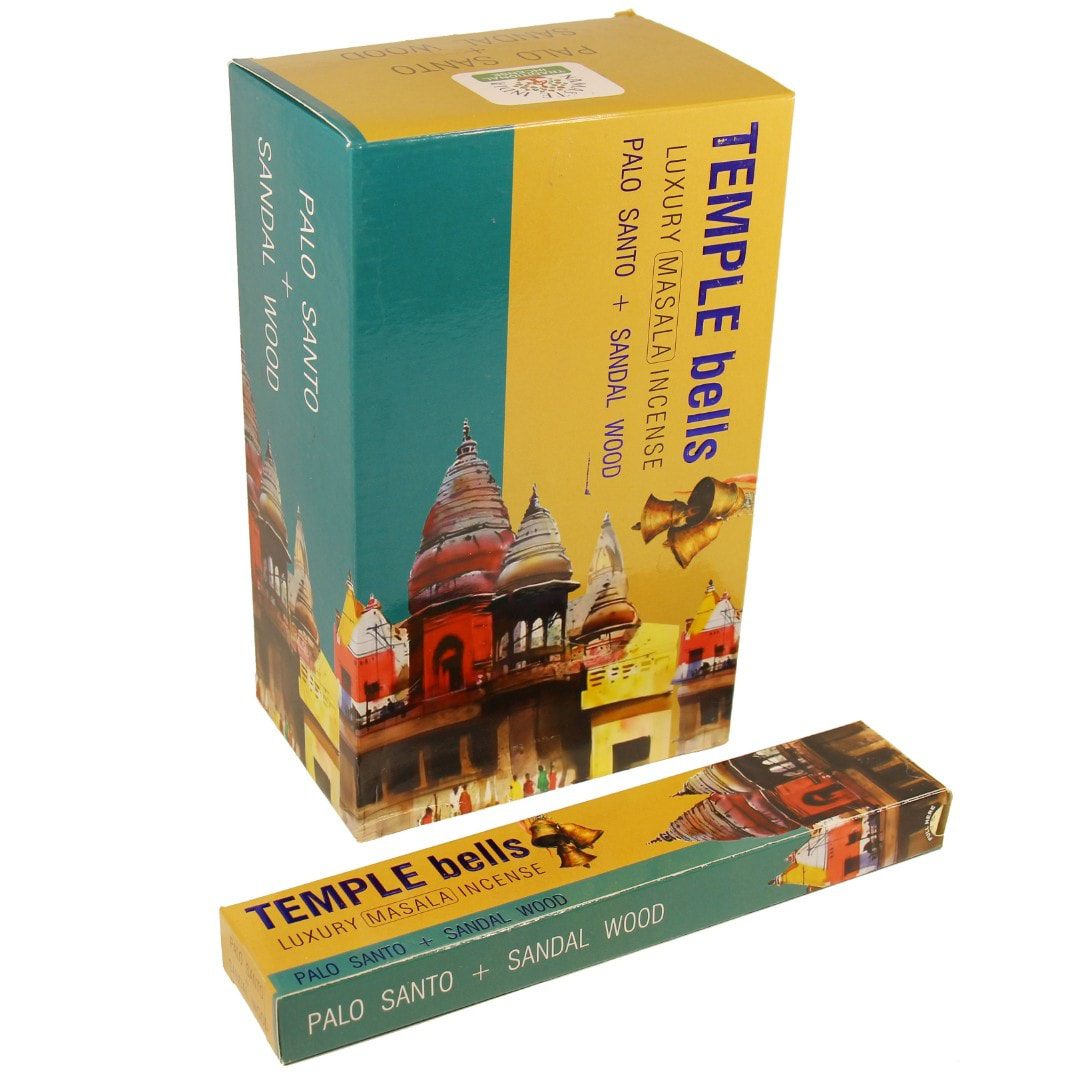 Пахощі Пало Санто і Сандал (Palo Santo & Sandal Wood, Temple Bells) 15 грам