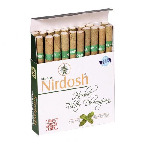 Трав'яні сигарети без нікотину Нірдош (Nirdosh, Maans) 20 штук - Зображення 3
