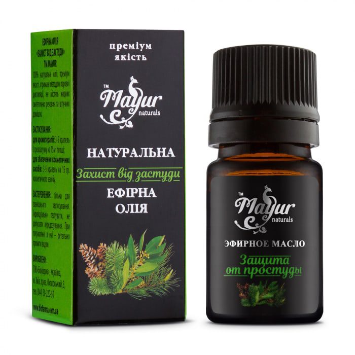 Смесь эфирных масел Защита от простуды Mayur купить в Бутике аюрведы премиу