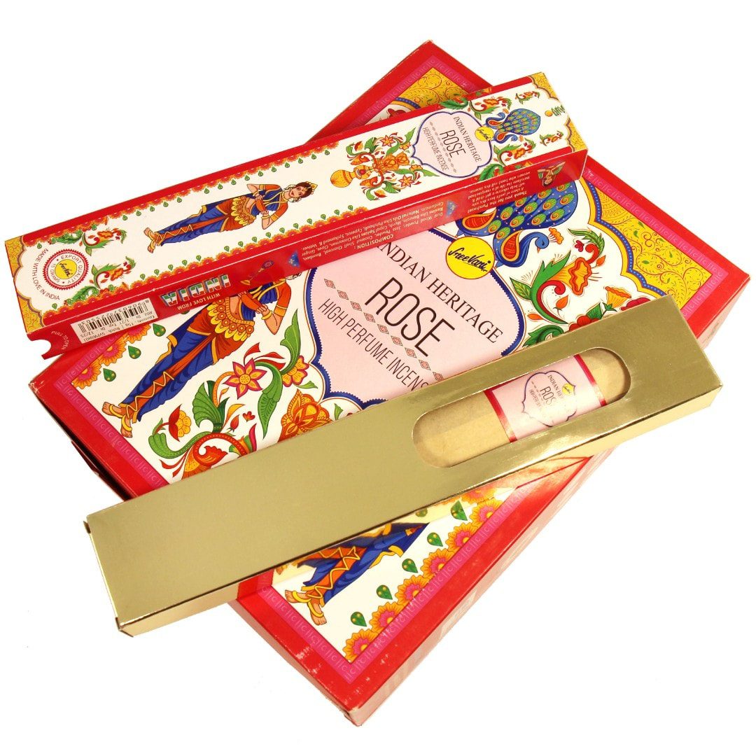 Благовония премиум Роза (Rose, Sree Vani) купить в Бутике аюрведы премиум качества