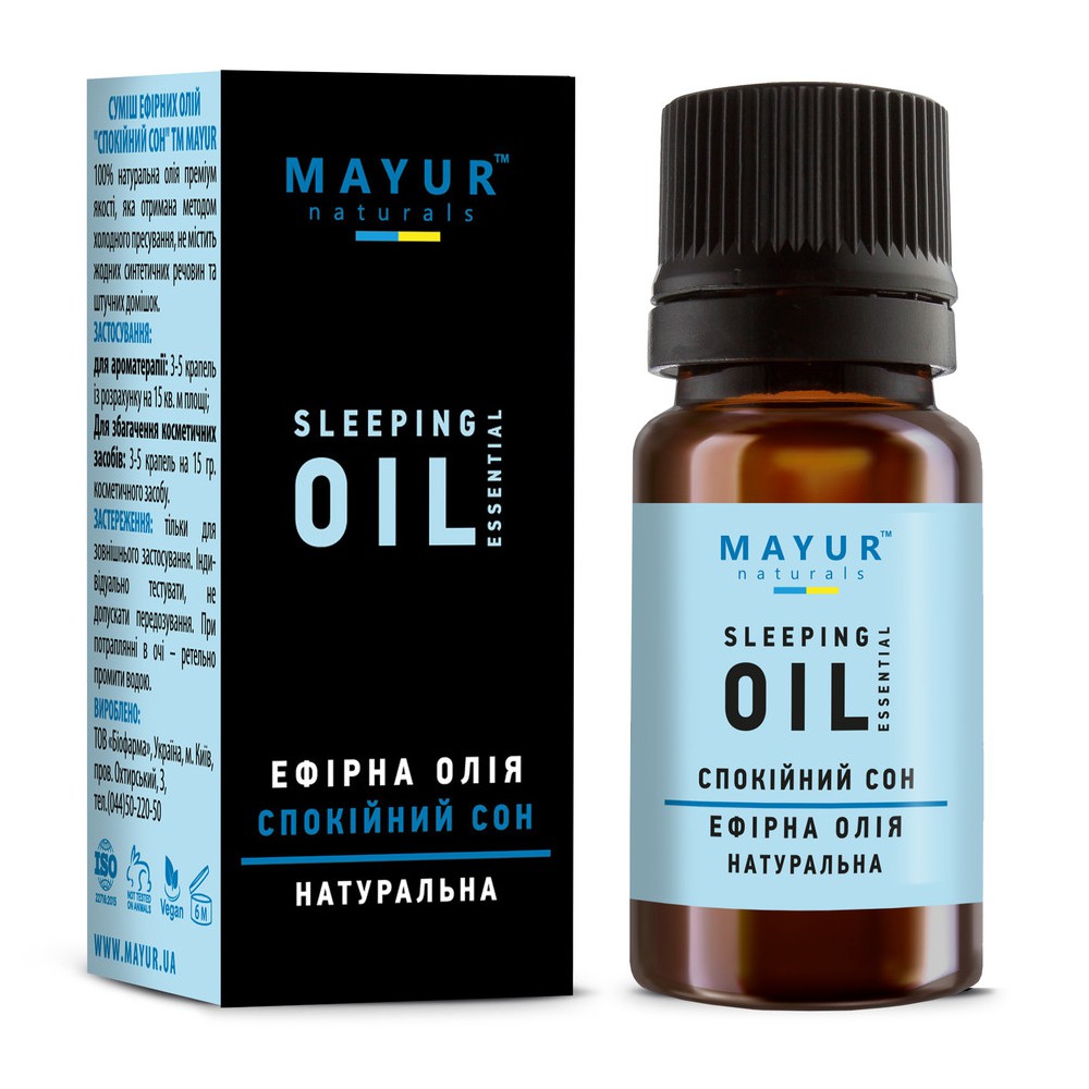 Смесь эфирных масел Спокойный Сон Mayur 5 мл