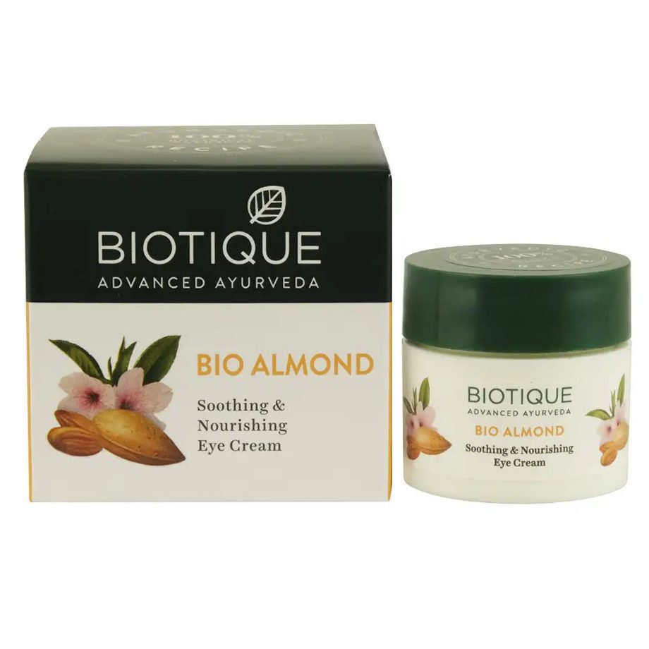 Миндальный крем под глаза (Bio almond eye cream, Biotique) 15 грамм