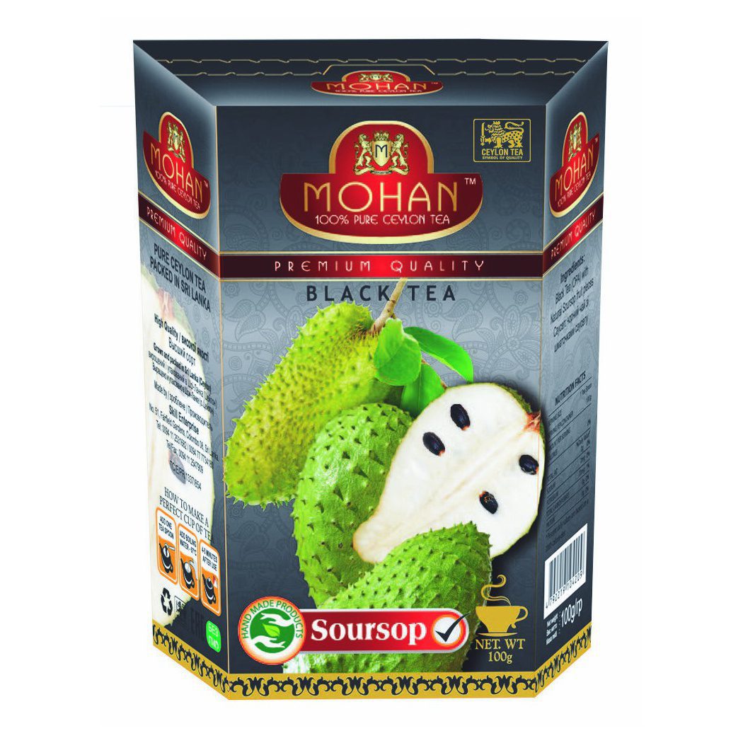 Чай чёрный крупнолистовой Black Tea Soursop Mohan 100 грамм купить
