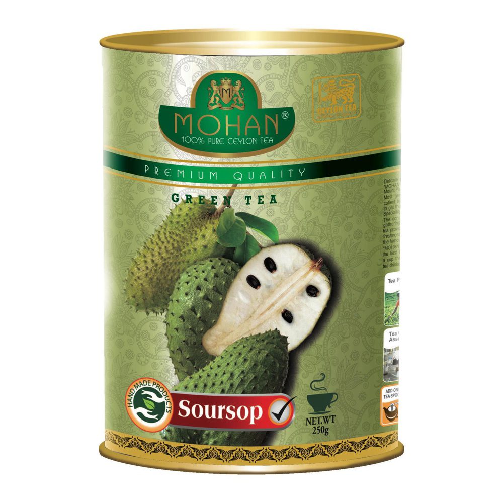 Зелений чай із саусепом у банці (Soursop, Mohan) 250 грам