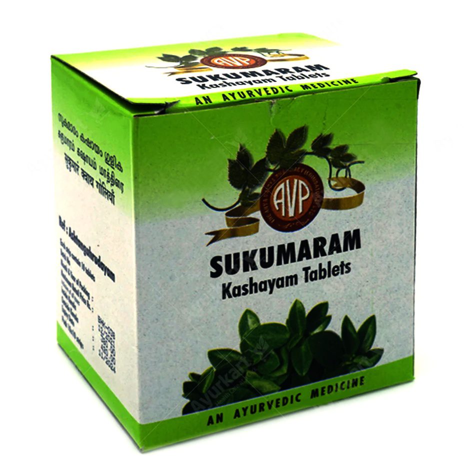 Сукумара Кватха (Sukumaram Kashayam Tablets, AVP) 100 таблеток