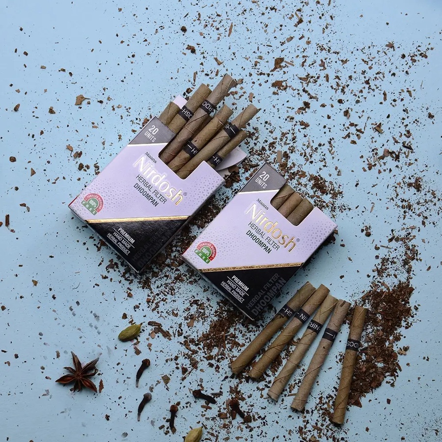 Alternative view of Трав'яні сигарети без нікотину Нірдош Преміум (Nirdosh Premium, Maans) 20 шт