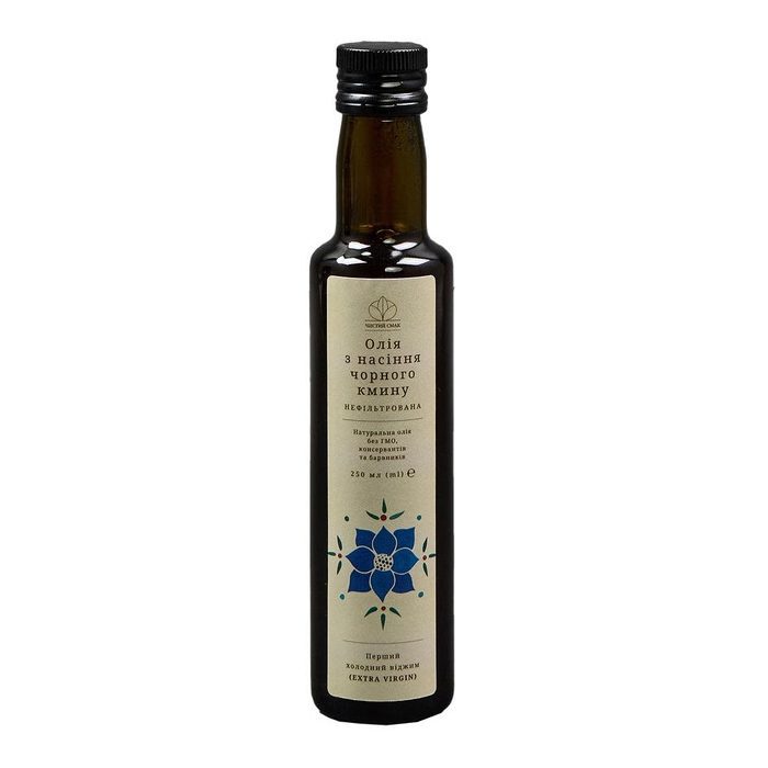 Олія насіння чорного кмину Чистий Смак 250 мл