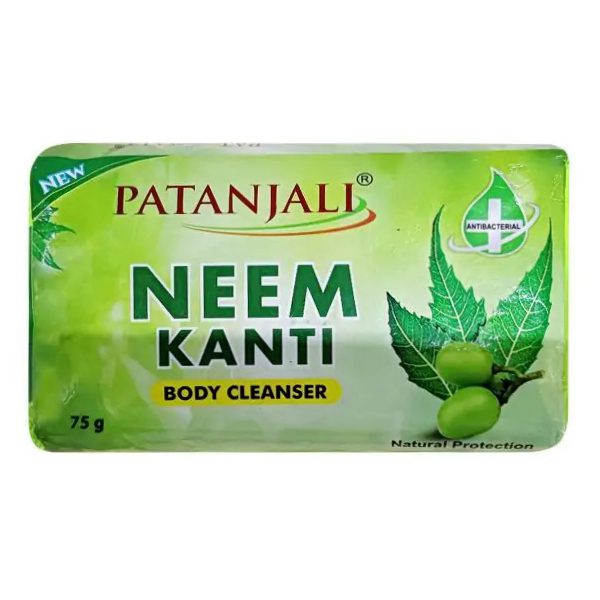 Мыло антибактериальное Ним (Neem Kanti Body Cleanser, Patanjali) 75 грамм