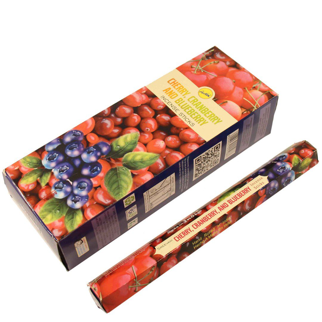 Аромапалочки Вишня-Клюква-Черника (Cherry Cranberry and Blueberry