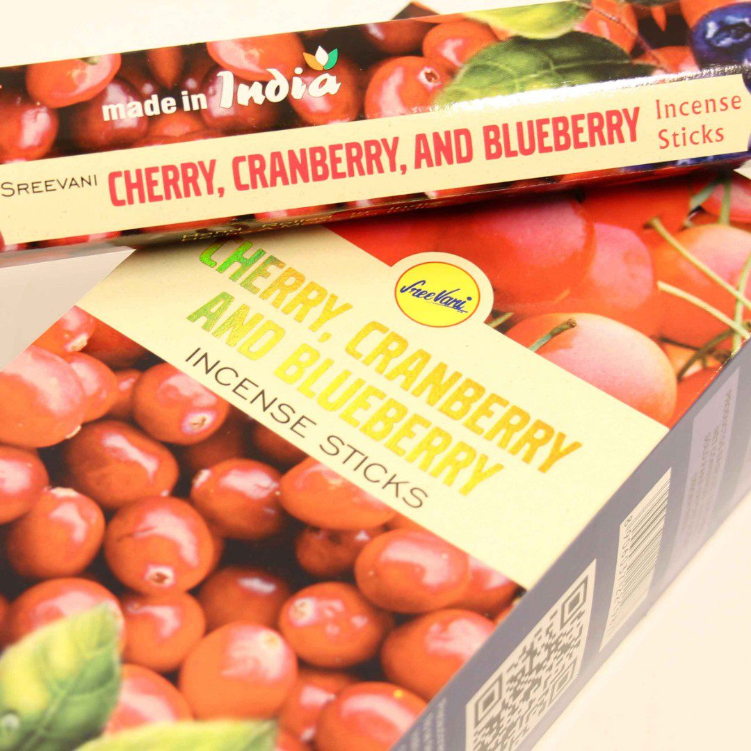 Аромапалочки Вишня-Клюква-Черника (Cherry Cranberry and Blueberry