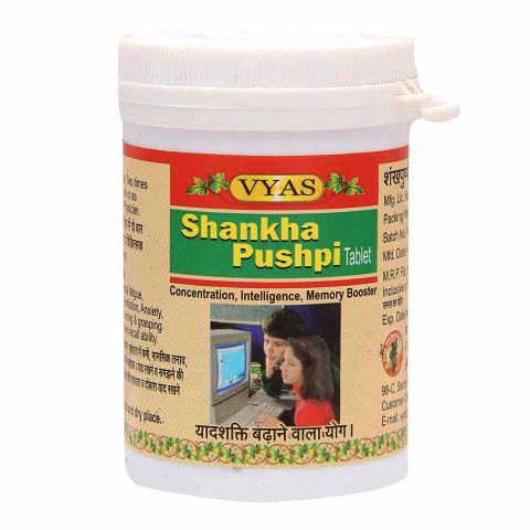 Шанкх Пушпі (Shankha pushpi, Vyas) 100 таблеток