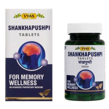 Шанкх Пушпи (Shankha pushpi, Vyas) 100 таблеток новое