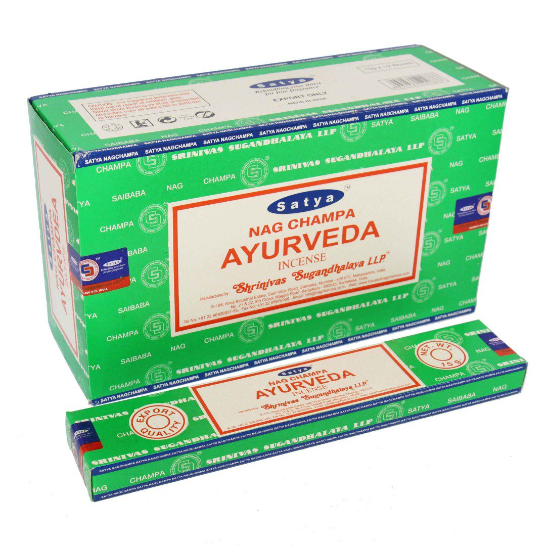 Благовония Аюрведа Сатья (Ayurveda, Satya) 15 грамм купить в Бутике