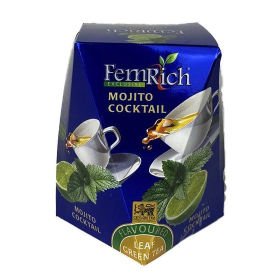 Чай зелёный листовой Мохито Коктейль (Mojito Cocktail, Femrich) 100 грамм