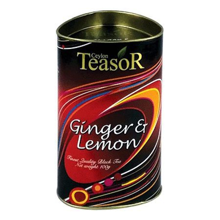 Чай черный среднелистовой Имбирь и лимон (Ginger&Lemon, TeasoR)