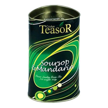 Чай зеленый Саусеп-Мандарин (Soursop Mandarin Green tea, Teasor) 100 грамм