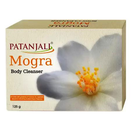 Аюрведическое натуральное мыло Могра Патанджали 125 грамм