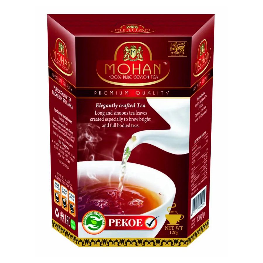 Черный чай среднелистовой цейлонский Mohan Pekoe 100 грамм