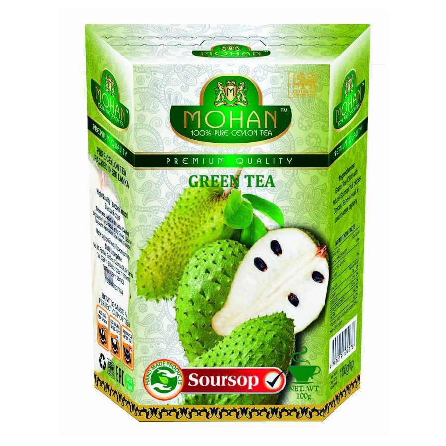 Чай зелений з саусепом крупнолистовий Mohan 100 грамм