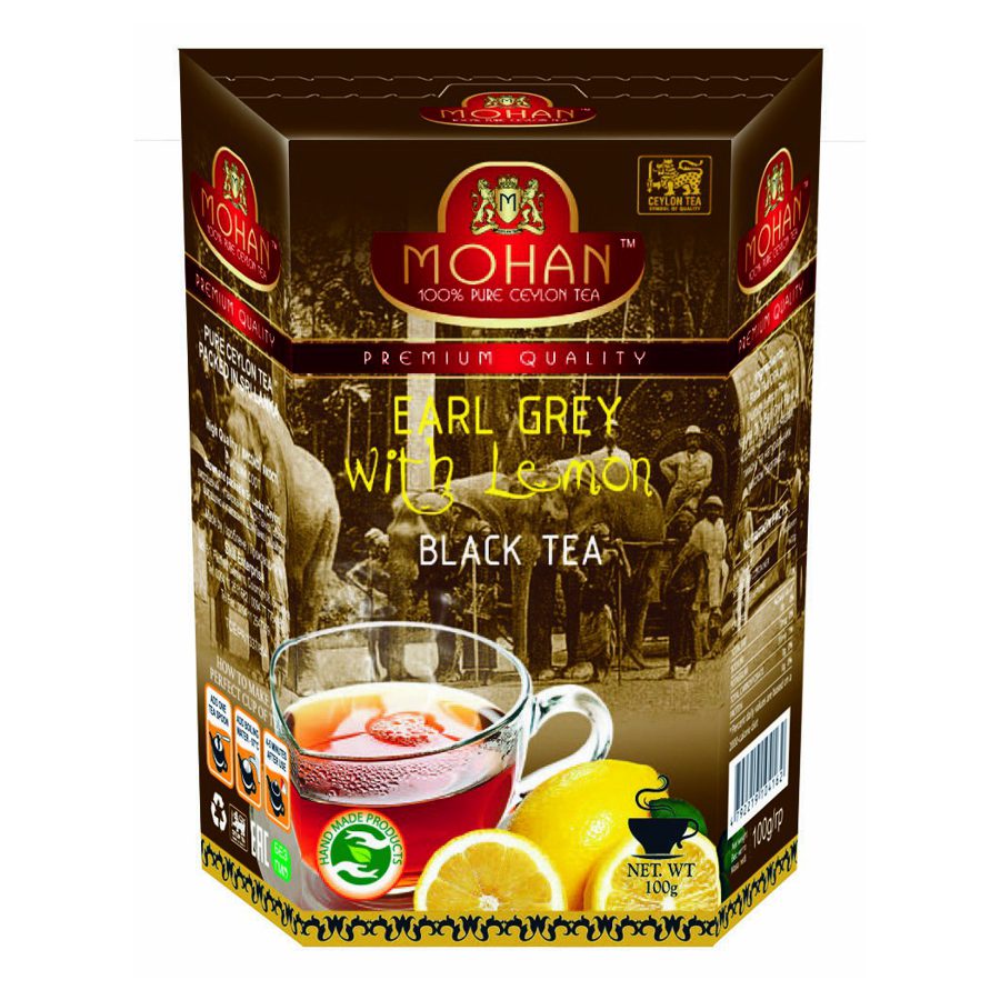 Чай черный с бергамотом и лимоном Mohan OPA Earl Grey 100 грамм