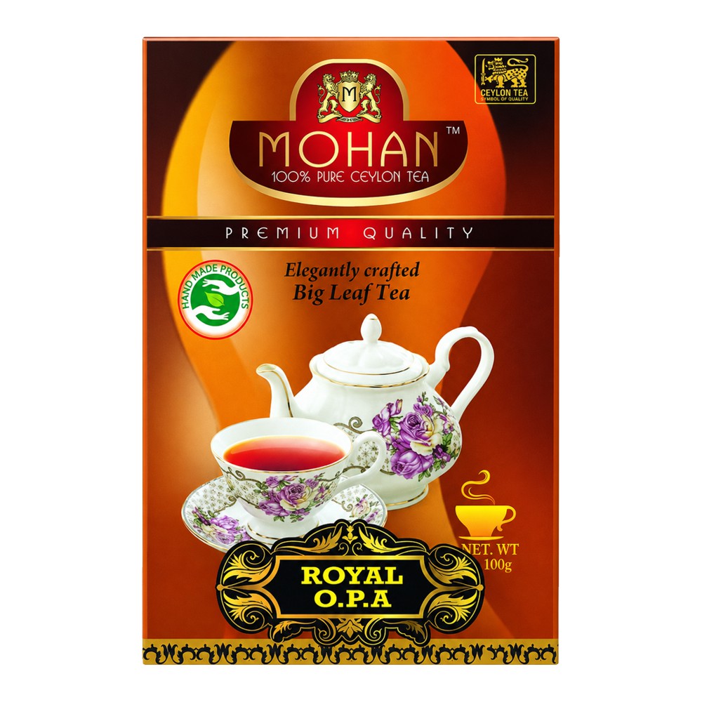 Чай чорний крупнолистовий байховий Royal OPA Mohan 100 грам*