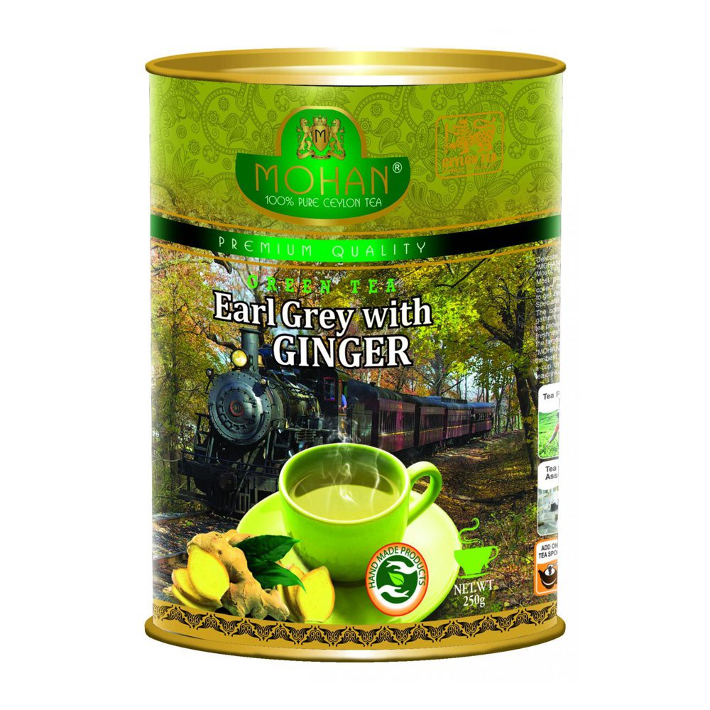 Чай зеленый крупнолистовой бергамот с имбирем Mohan