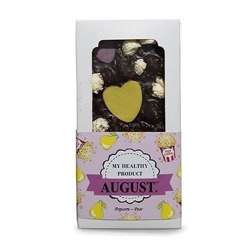 Шоколад попкорн и груша медовая AUGUST 100 грамм