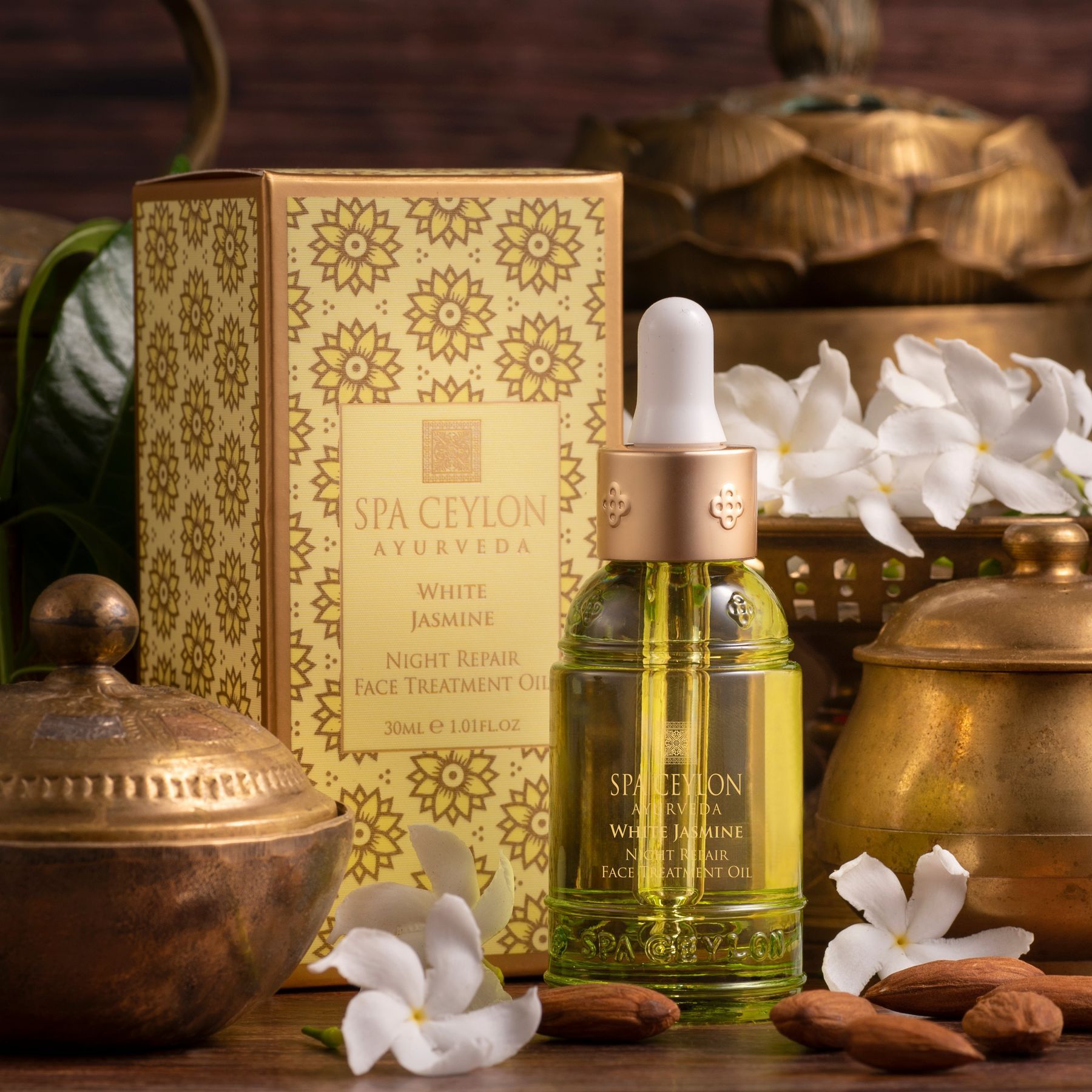 Олія-догляд для обличчя Білий жасмин Spa Ceylon 30 мл*