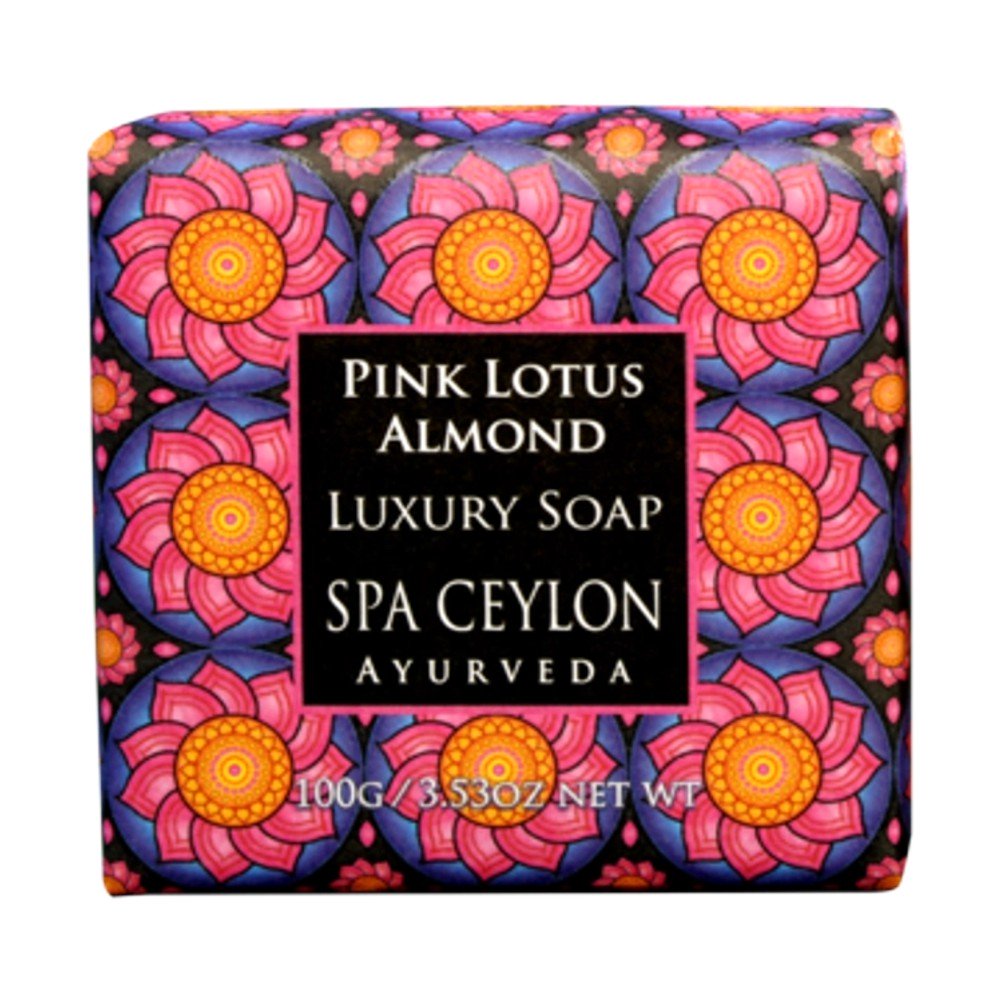 Люкс мыло Розовый лотос и миндаль Spa Ceylon 100 грамм*