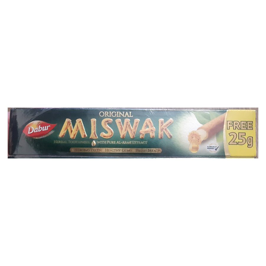 Зубная паста Травяная Мисвак (Miswak Herb Toothpaste, Dabur)